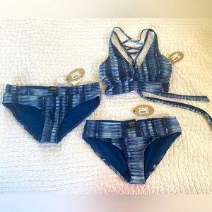 NWT Prana Bathing Suit Top and Bottoms Belize Hazy Days Size Small